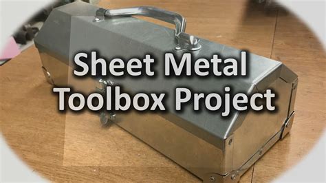 sheet metal toolbox project|lockable metal tool box.